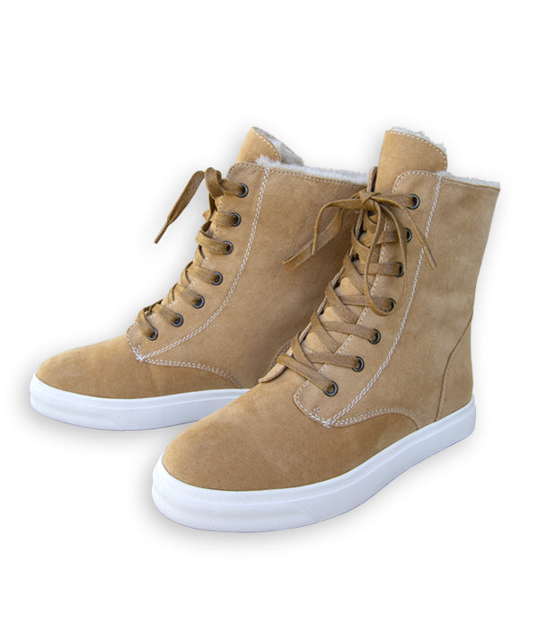 Polar Fleece Tan Boot by PAWJ