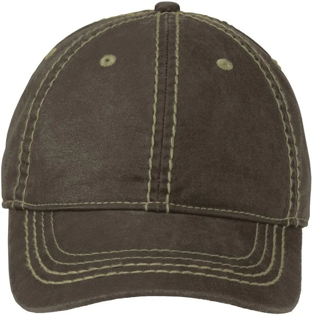 Port Authority Pigment Print Distressed Baseball Cap