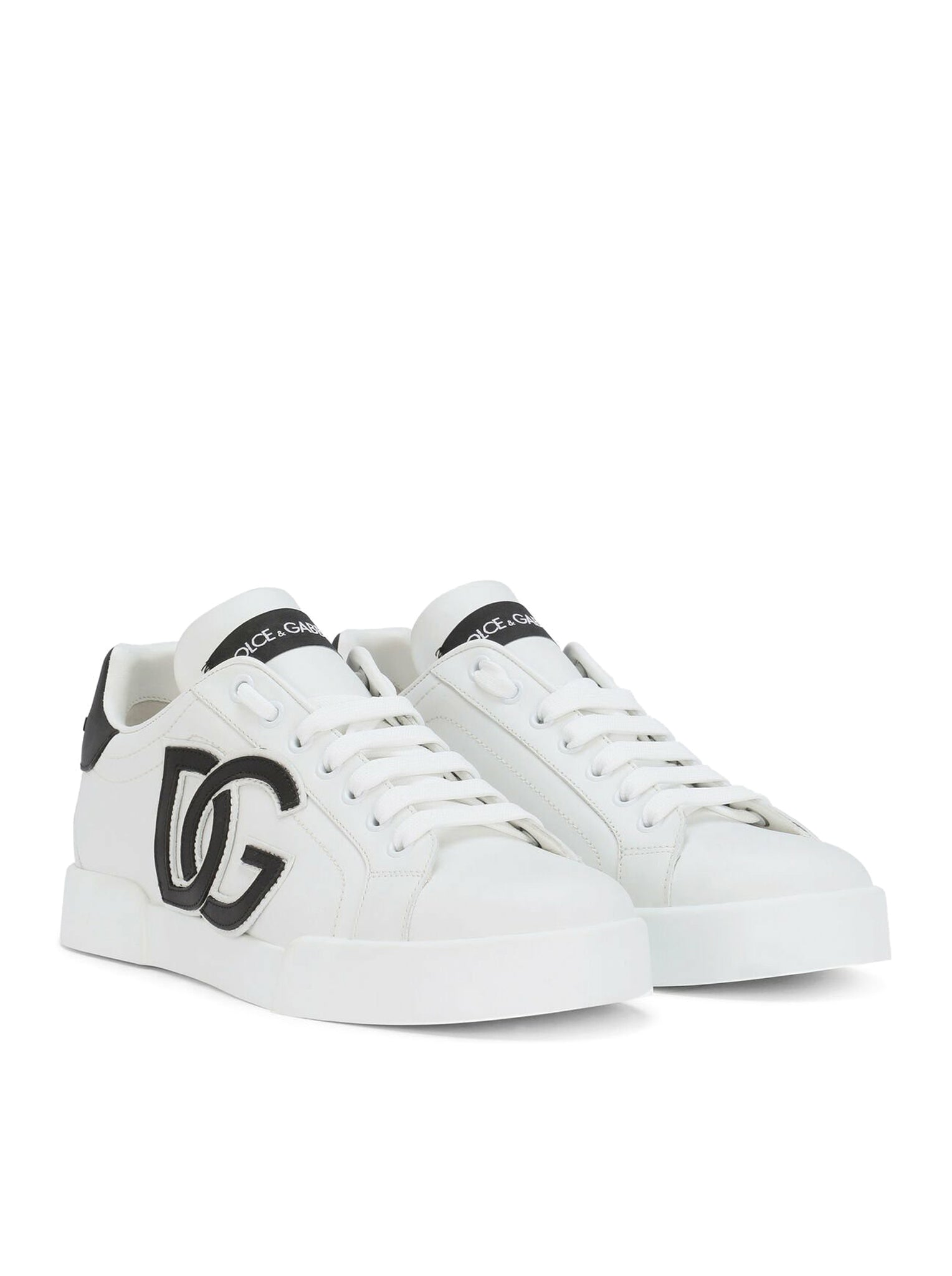 Portofino sneaker made from calfskin featuring the DG logo