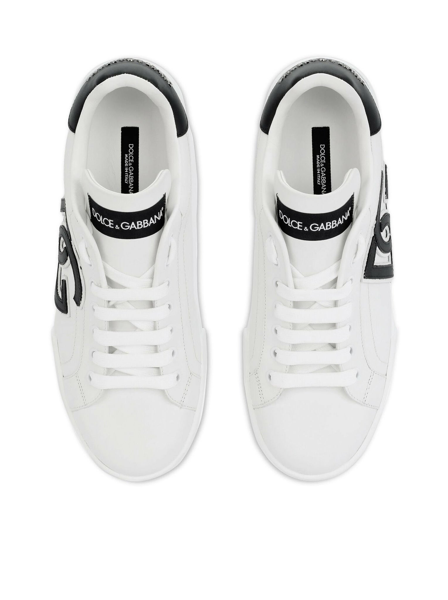 Portofino sneaker made from calfskin featuring the DG logo