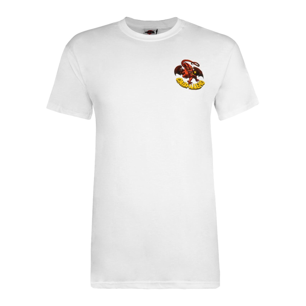 Powell Peralta Steve Caballero Dragon Tee White