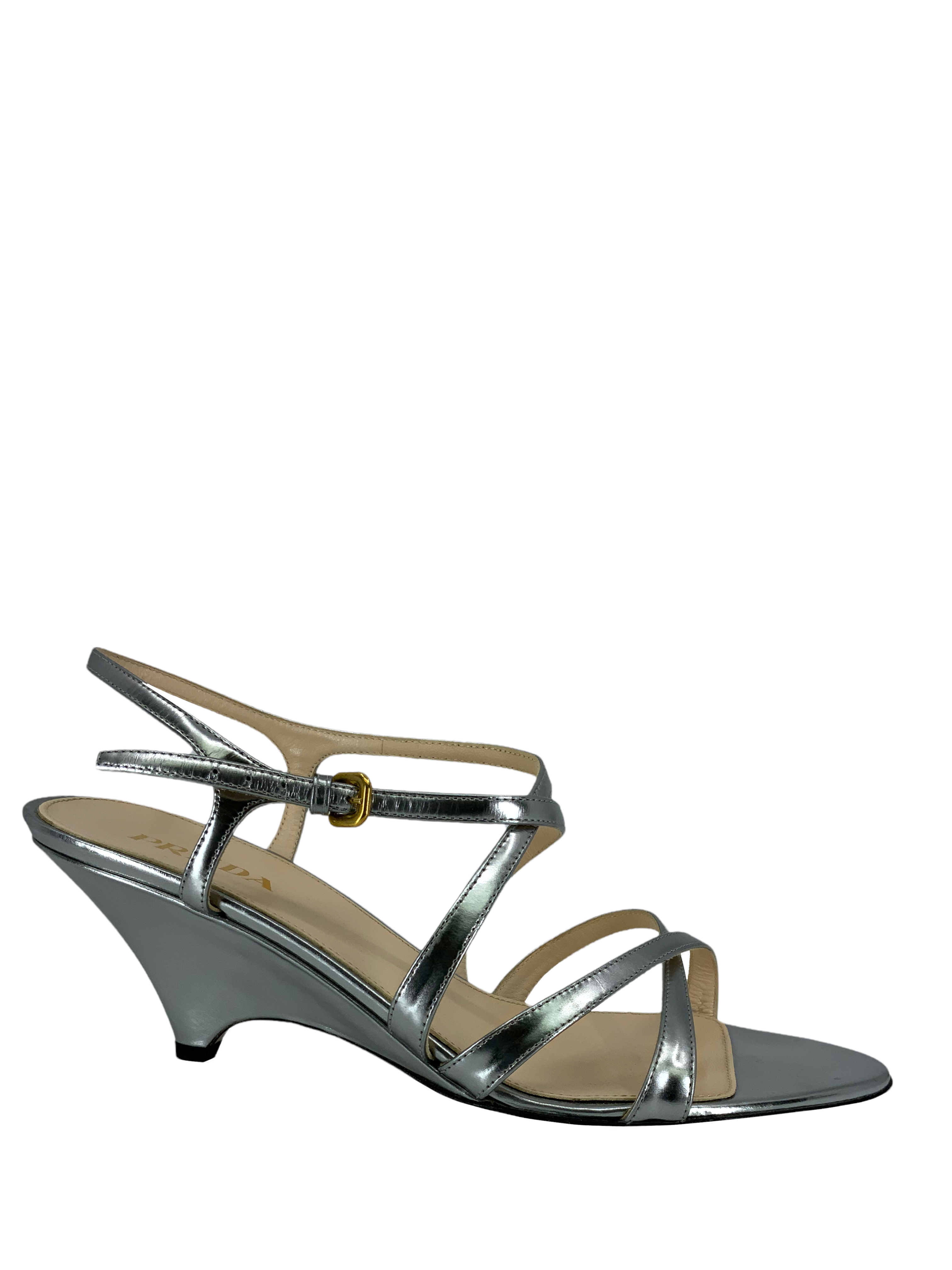 Prada Leather Sandals Size 8