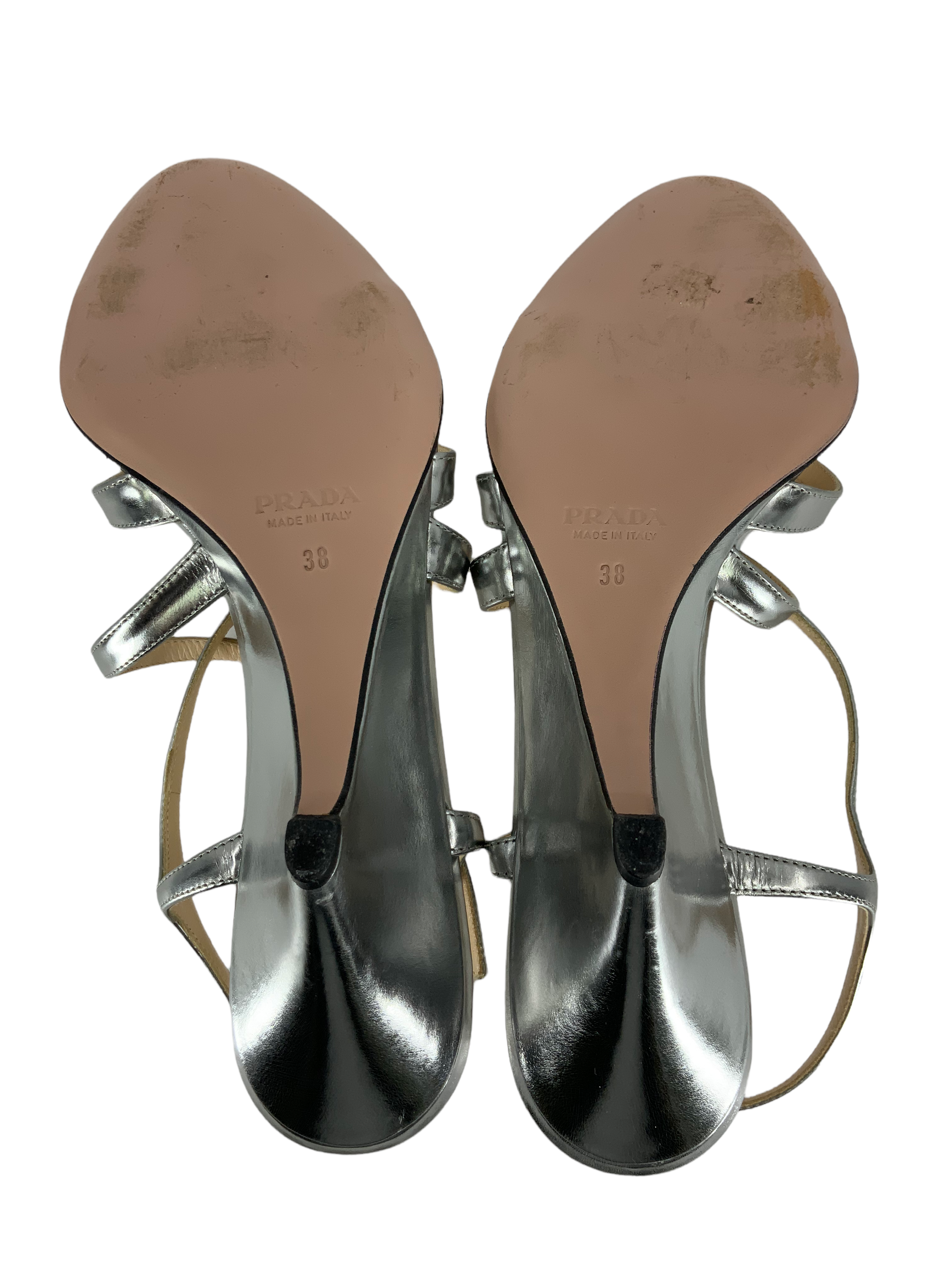 Prada Leather Sandals Size 8