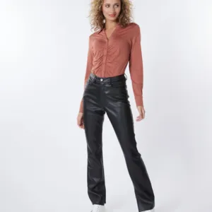 Shop Flared Vegan Leather Women's Pants