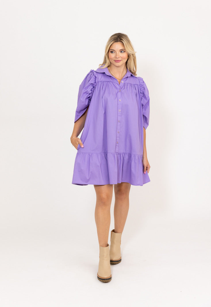 Puff Sleeve Ruffle Dress: Trendy Fashion Style, Shop Now for Stunning Dresses