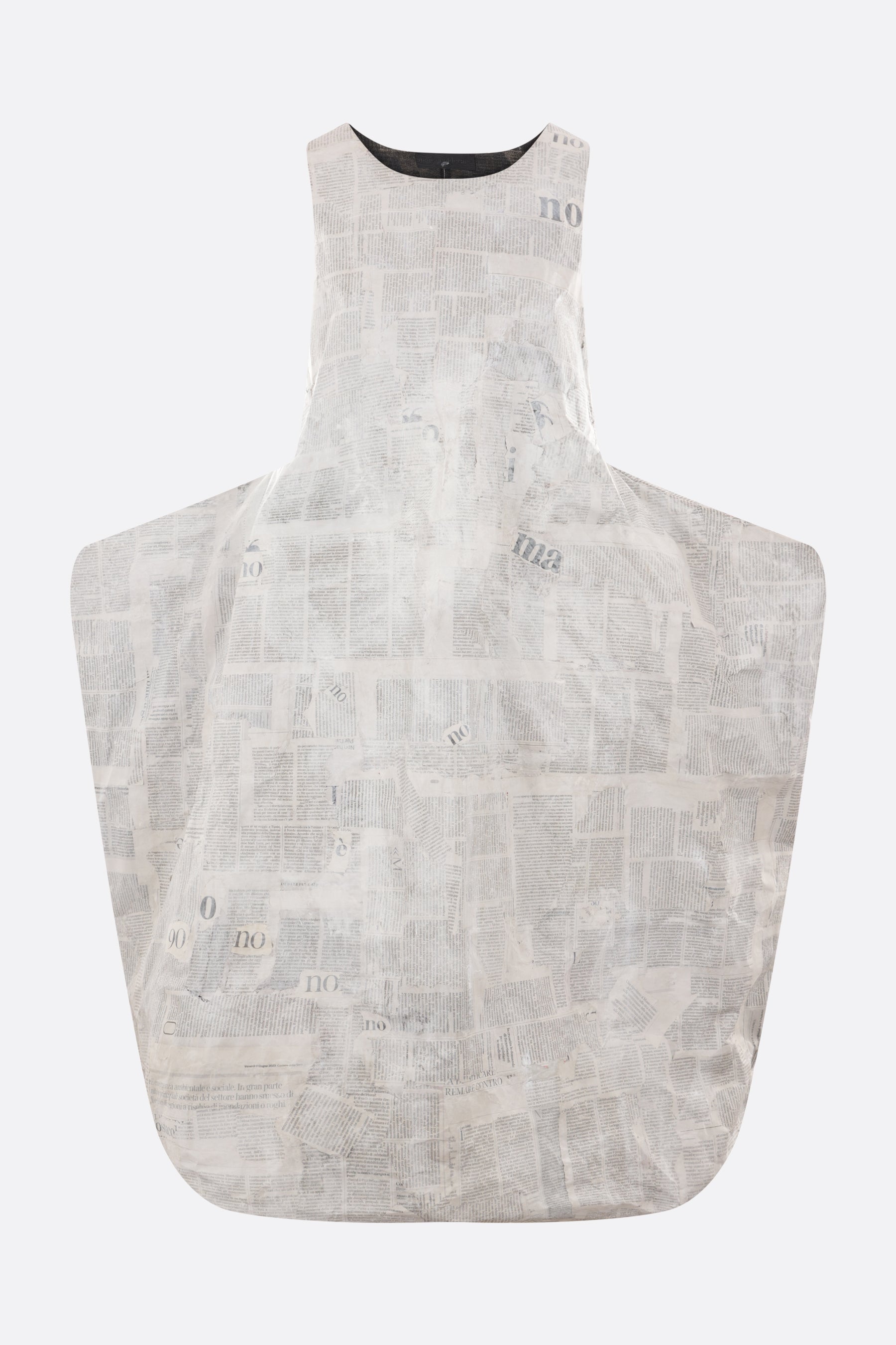 Puppet paper sleeveless dress