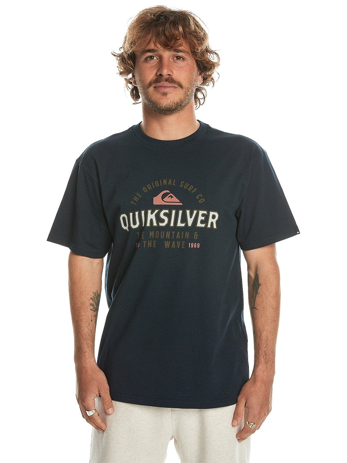 Quiksilver Navy Floating Around T-Shirt for Men