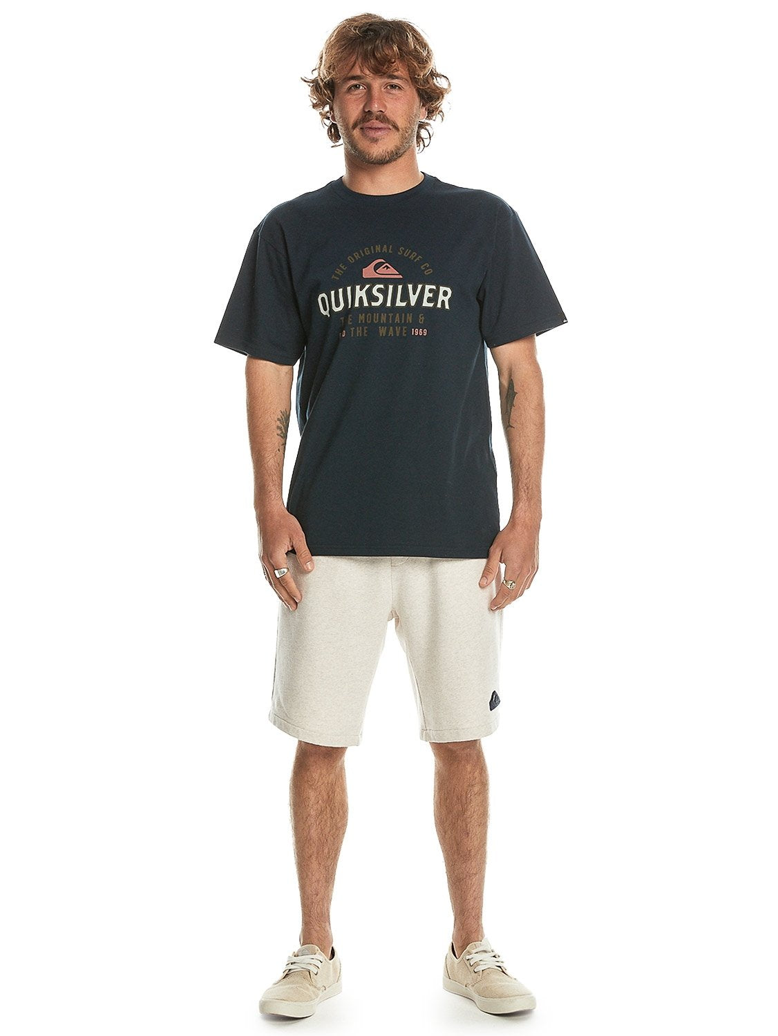 Quiksilver Navy Floating Around T-Shirt for Men