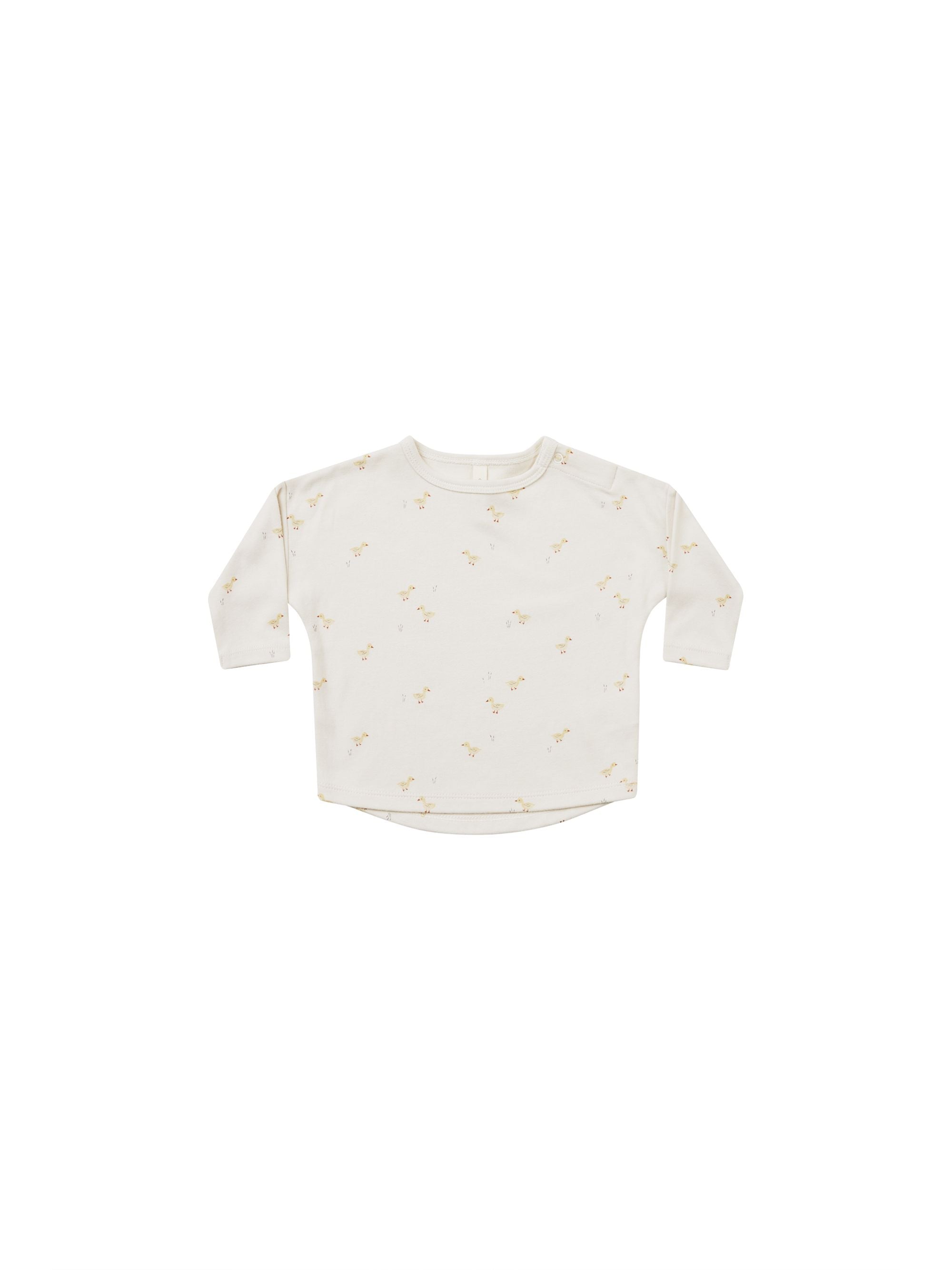 Quincy Mae Ivory Ducks Tee