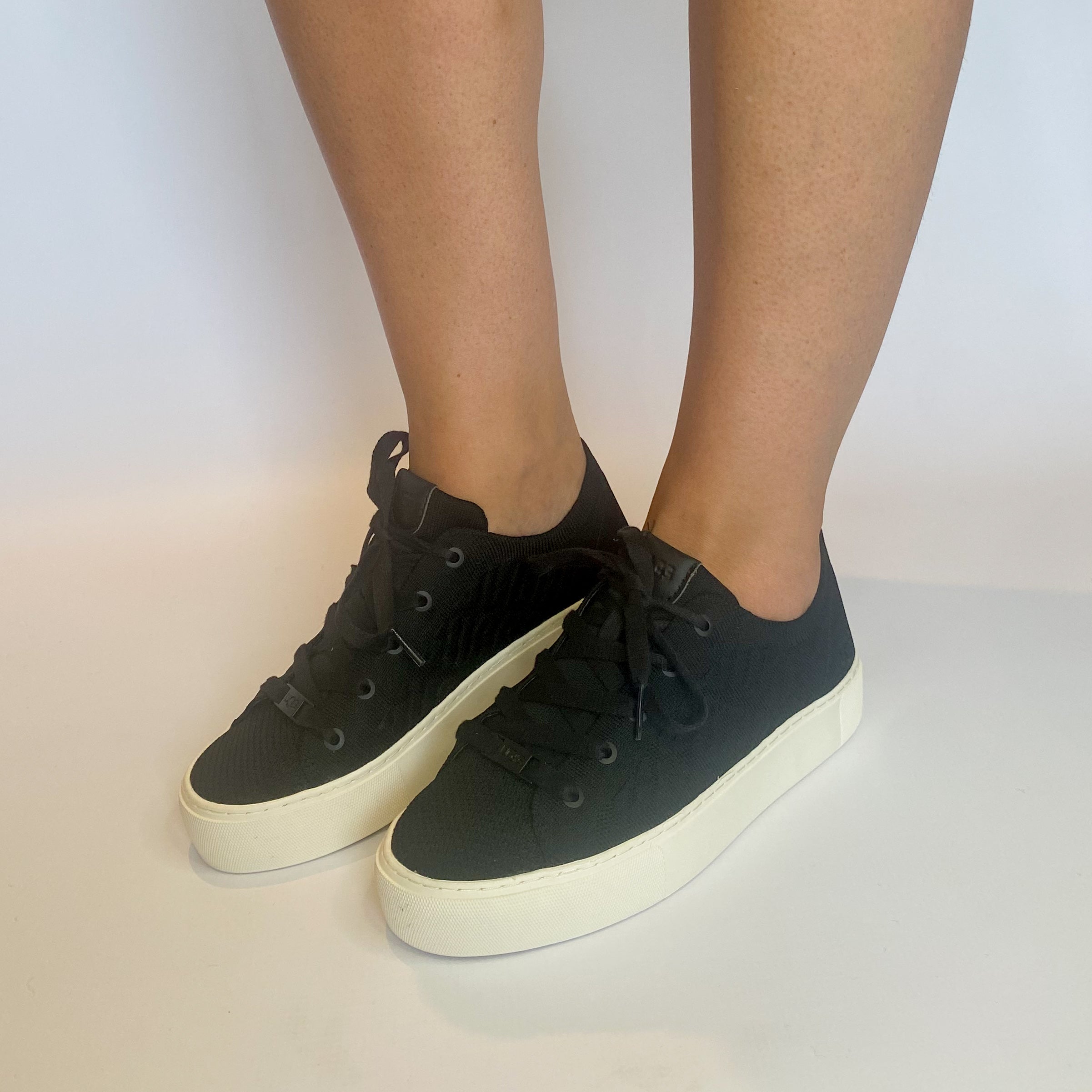 Result: Black graphic knit UGG Dinale sneaker