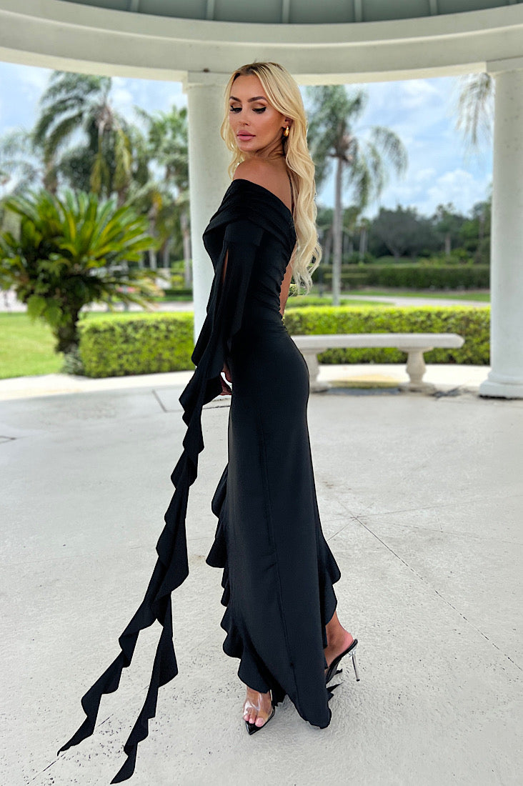 Ruffle Maxi Dress