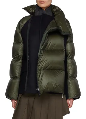 SACAI Two-Tone Puffer Jacket