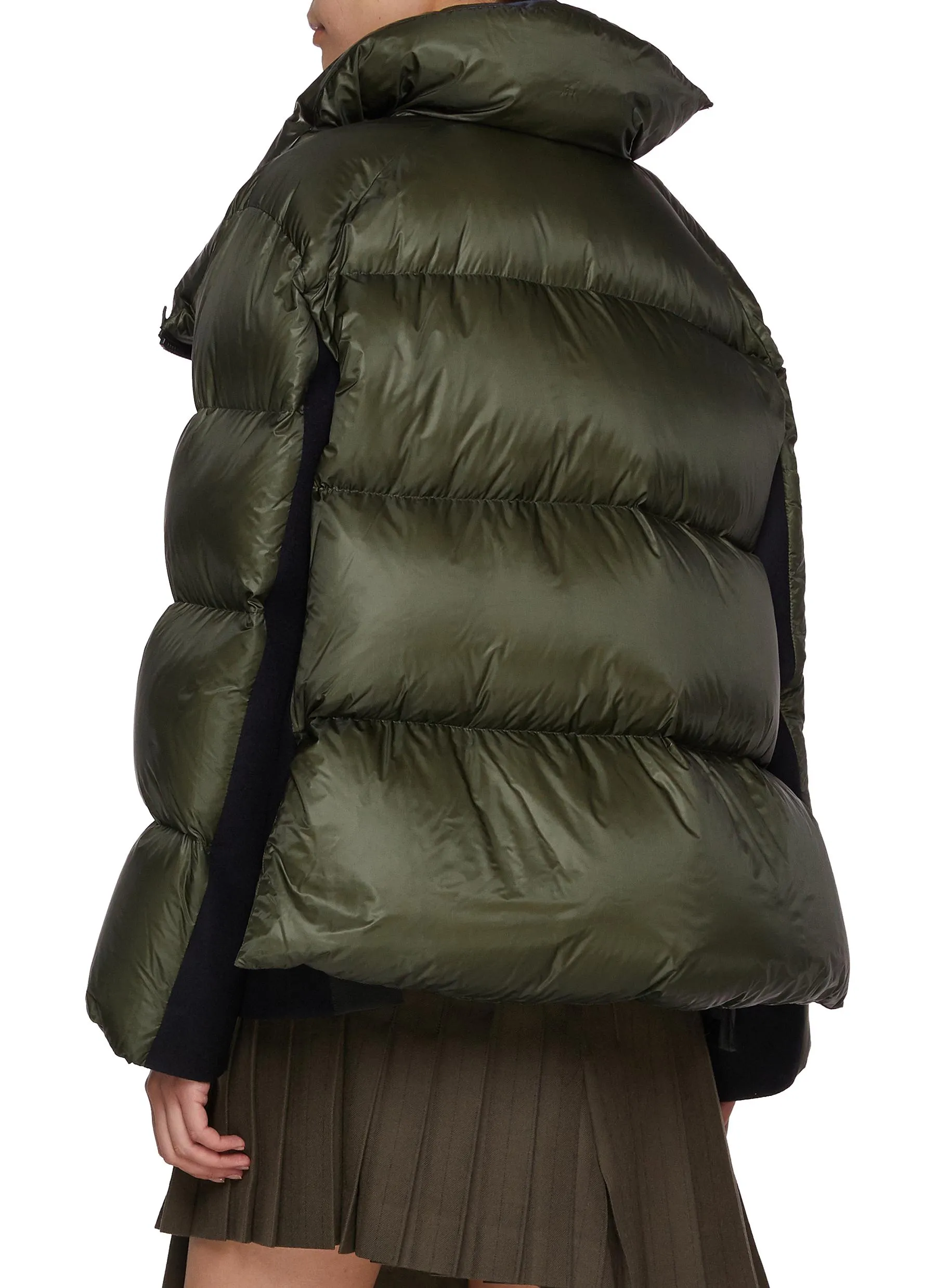 SACAI Two-Tone Puffer Jacket