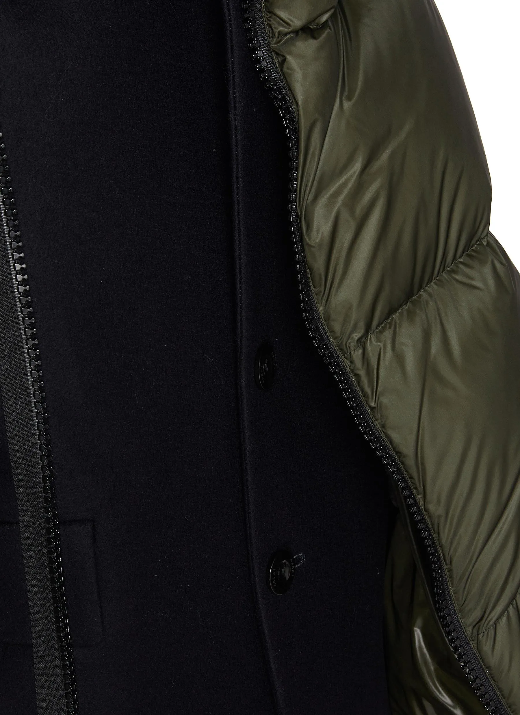 SACAI Two-Tone Puffer Jacket