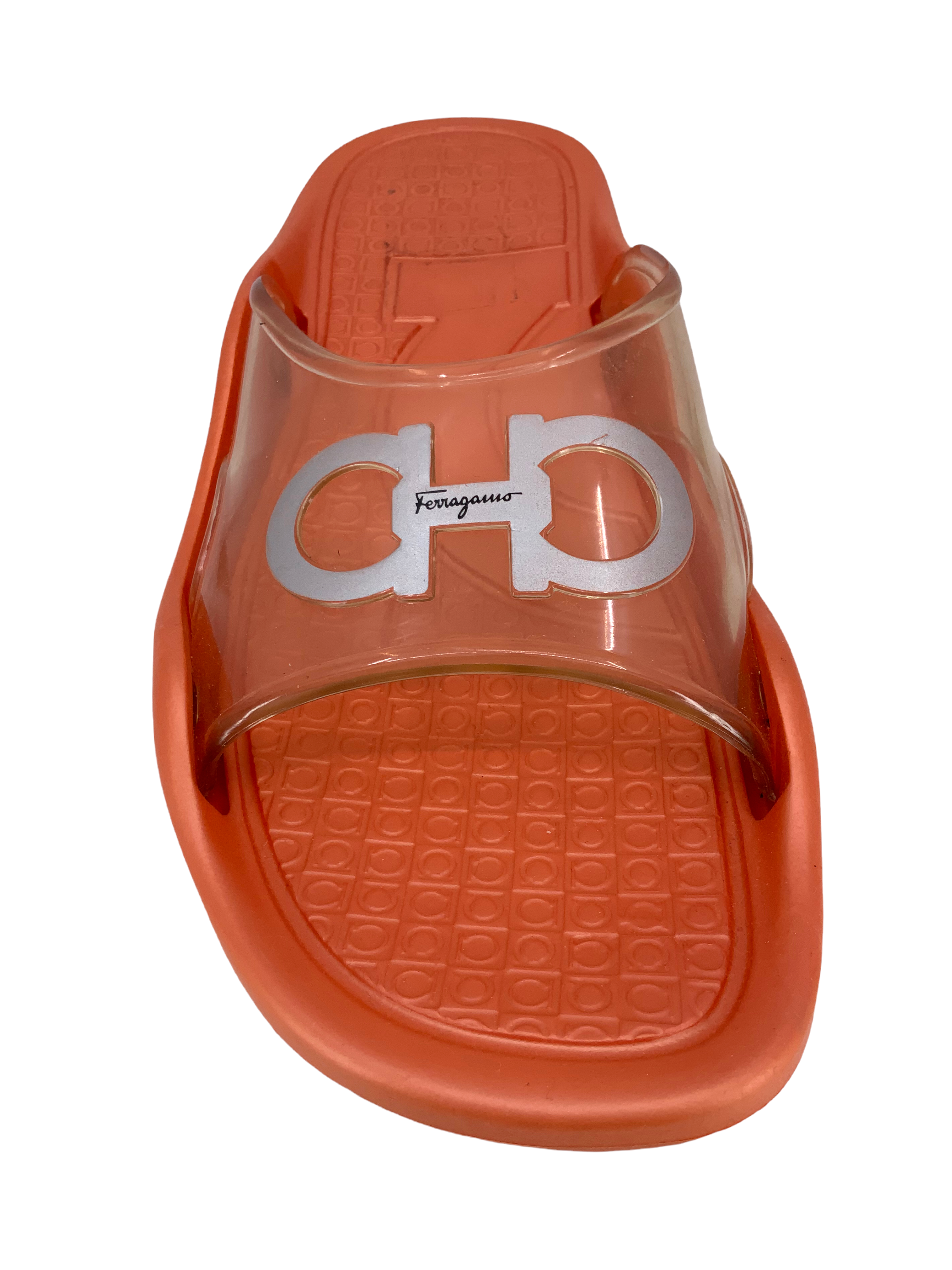 Salvatore Ferragamo Pool Slides Rubber Size 9.5