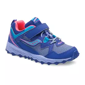 Saucony Children's Sneaker - Blue/Purple/Coral Peregrine Shield A/C