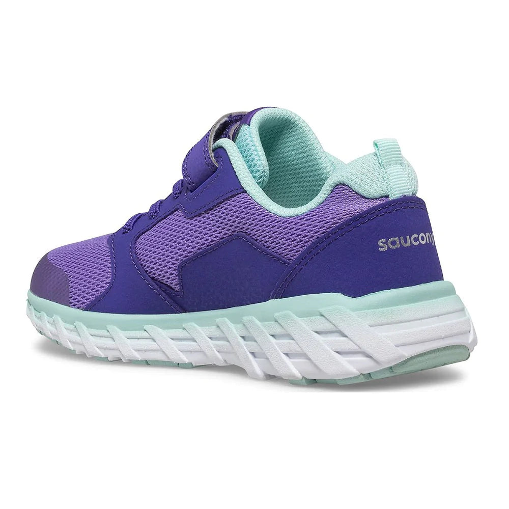 Saucony Children's Sneaker - Purple/Turquoise Wind 2.0 A/C