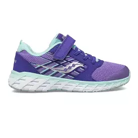 Saucony Children's Sneaker - Purple/Turquoise Wind 2.0 A/C