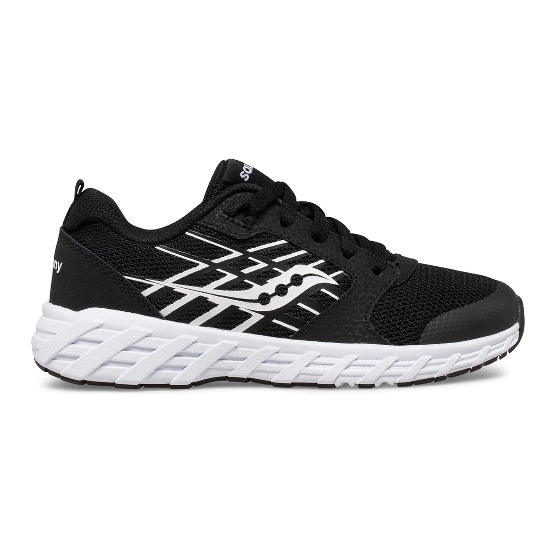 Saucony Wind 2.0 Kids Sneaker - Black/White