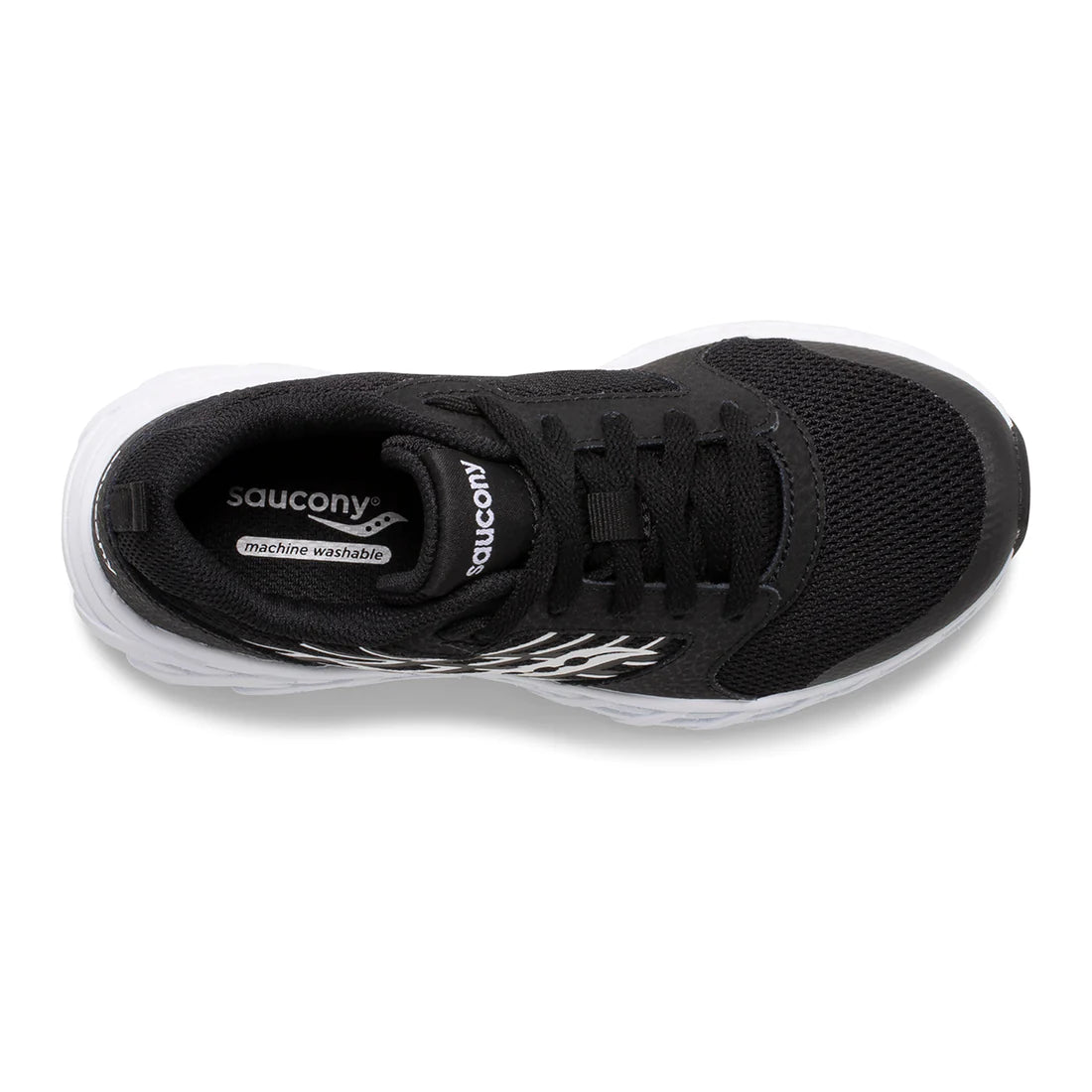 Saucony Wind 2.0 Kids Sneaker - Black/White