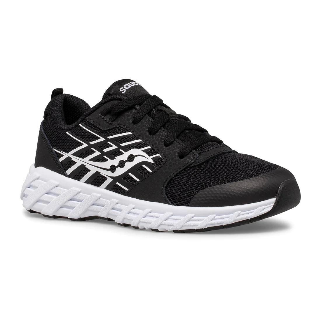 Saucony Wind 2.0 Kids Sneaker - Black/White