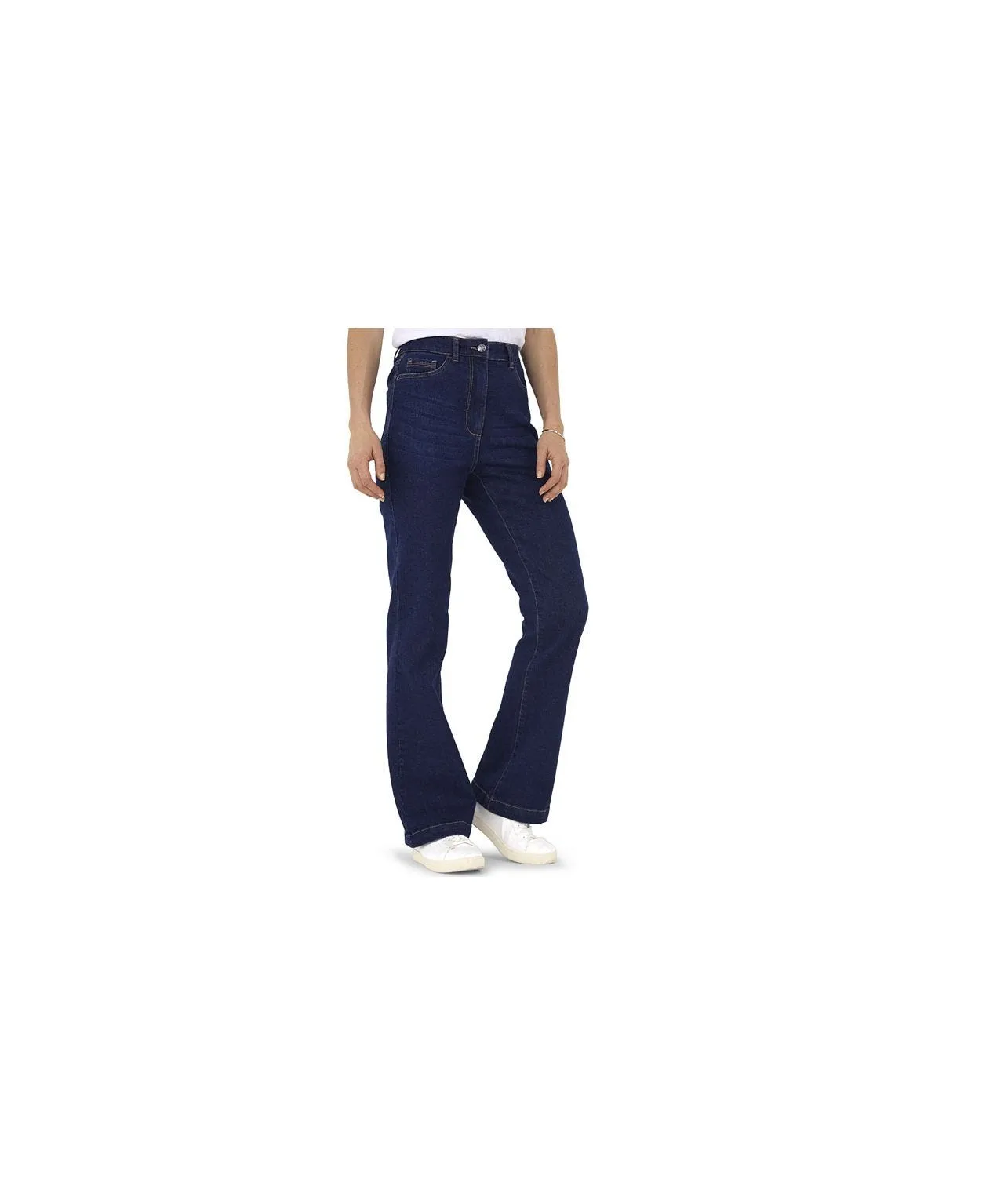 Secret Stretch Denim Slim Flared Jeans for Women