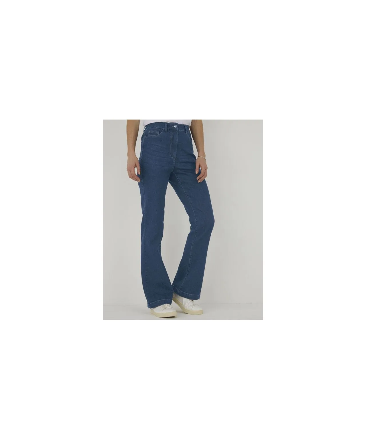 Secret Stretch Denim Slim Flared Jeans for Women