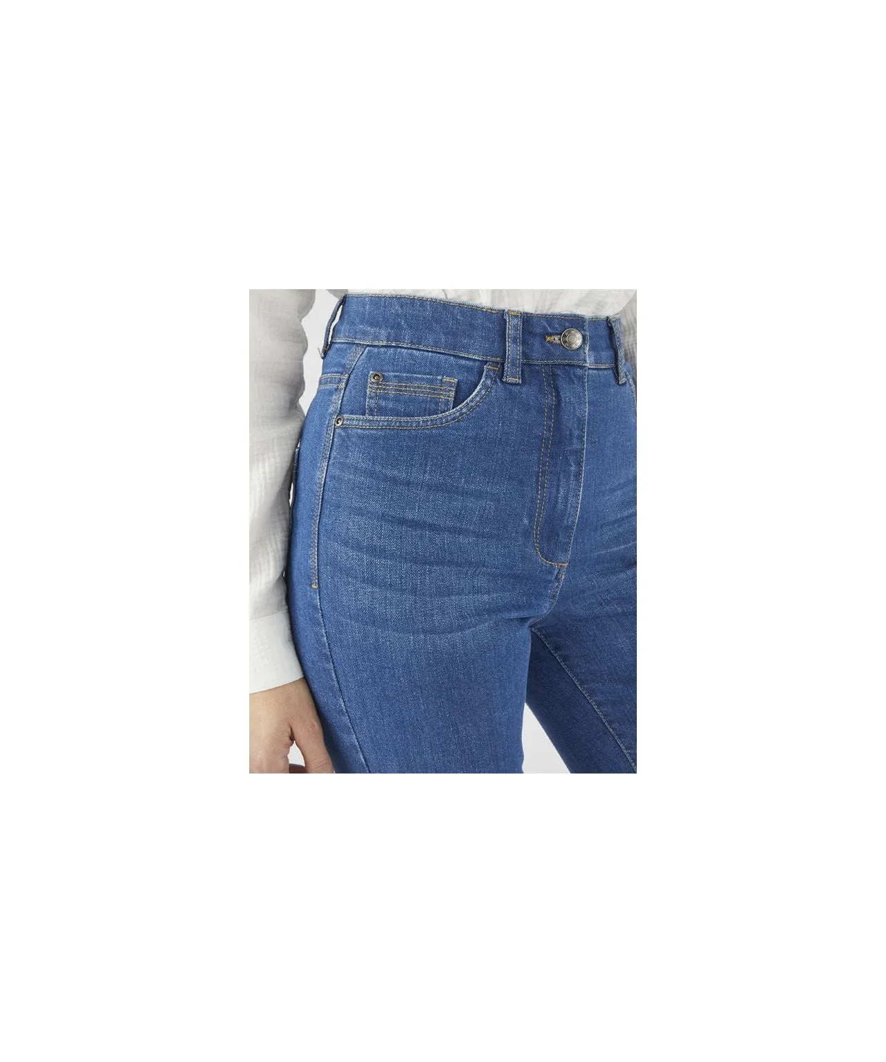 Secret Stretch Denim Slim Flared Jeans for Women