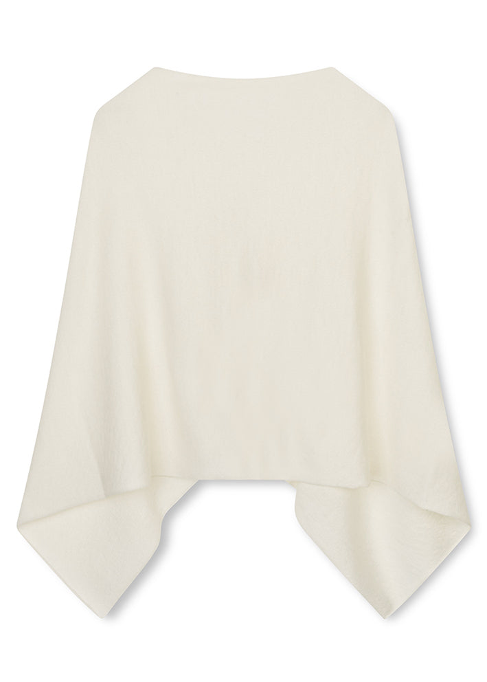 Sibin Linnebjerg Paris poncho - Offwhite - Shop now!