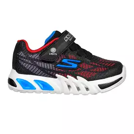 Skechers Flex-Glow Elite Vorlo Toddler Sneakers - Black/Red Multi