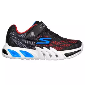 Skechers Flex-Glow Vorlo Children's Sneaker Black/Red