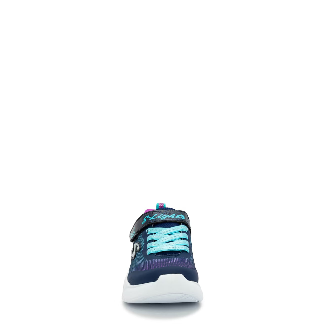 Skechers Navy/Multi S Lights Flicker Flash Kids Sneaker