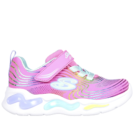 Skechers Pink Multi Wavy Beams Toddler Sneaker S Lights - Shop Now