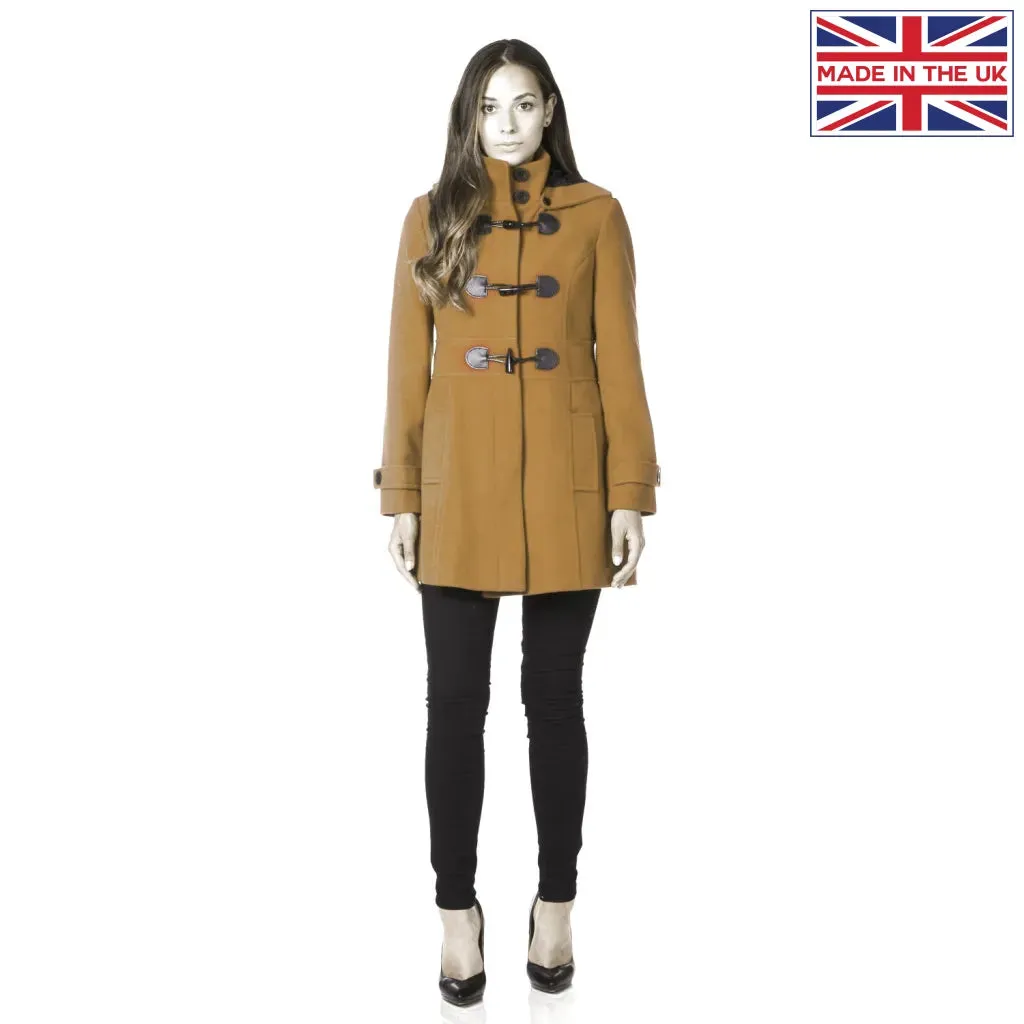 Slim Fit Hooded Toggle Coat