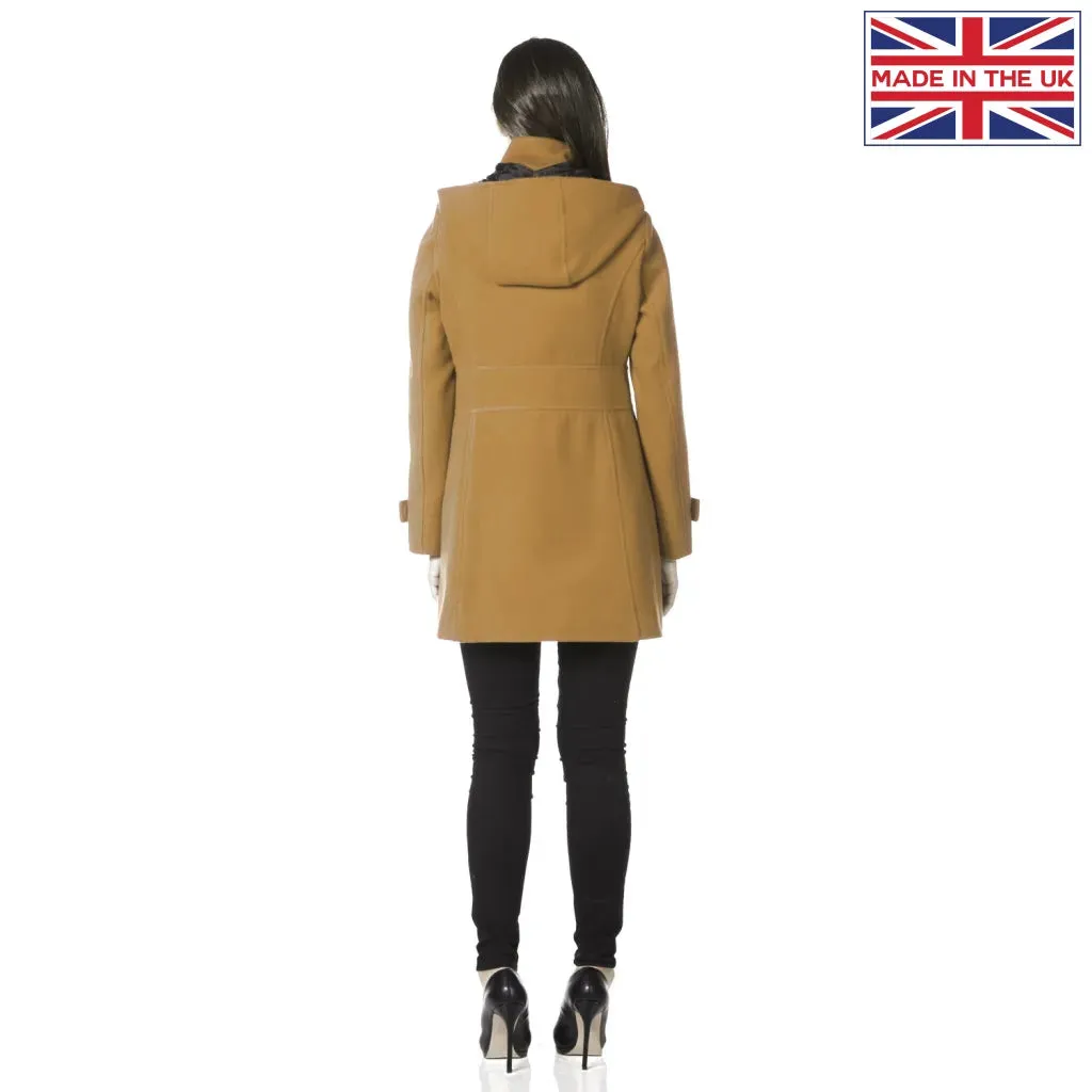 Slim Fit Hooded Toggle Coat