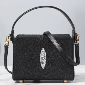 Small Pearl Fish Skin Shoulder Messenger Handbag for Women