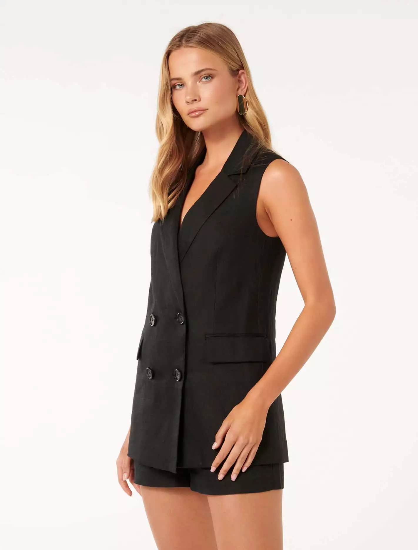 Sophia Linen Blend Vest