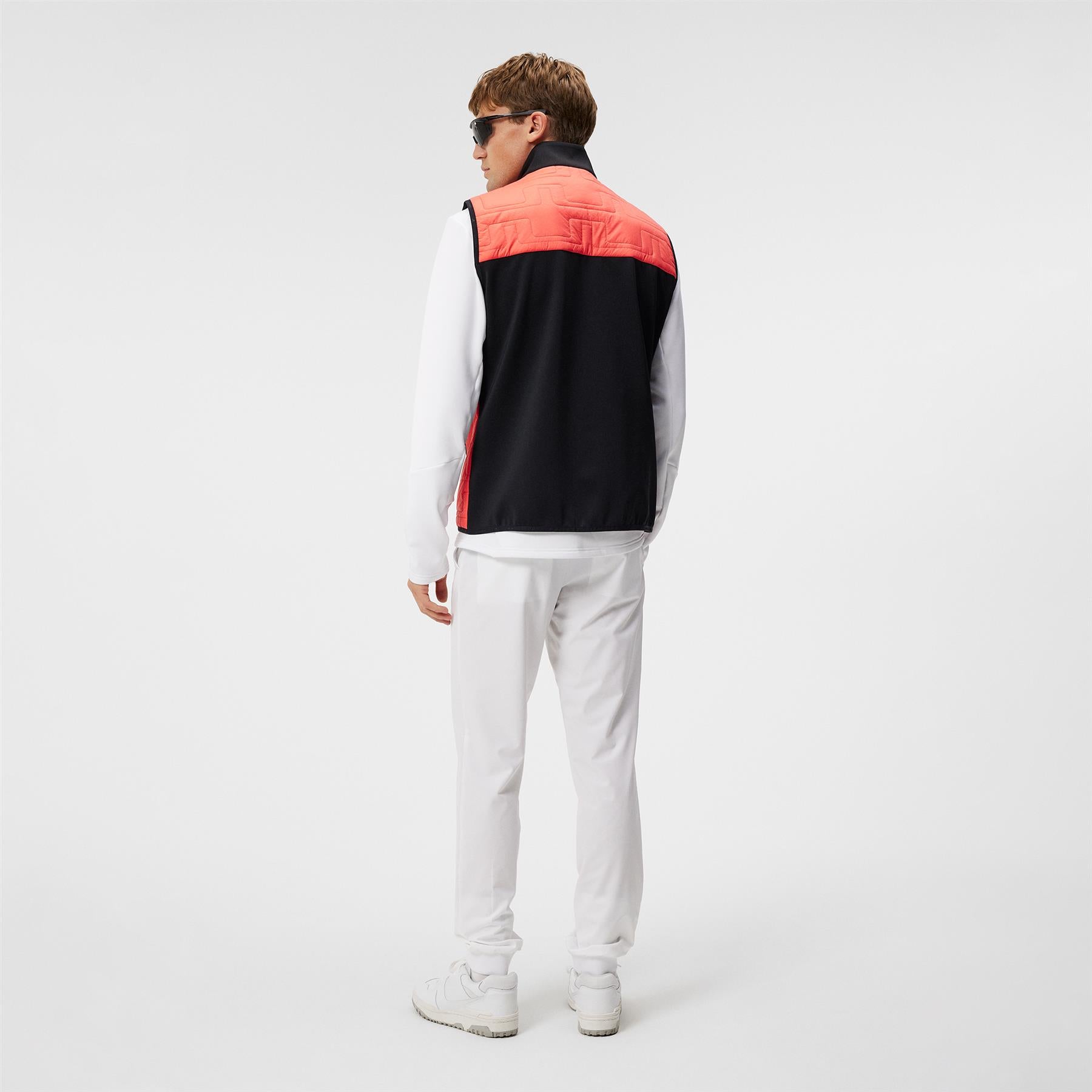 Stefano LX Padded Hybrid Gilet Hot Coral - W23