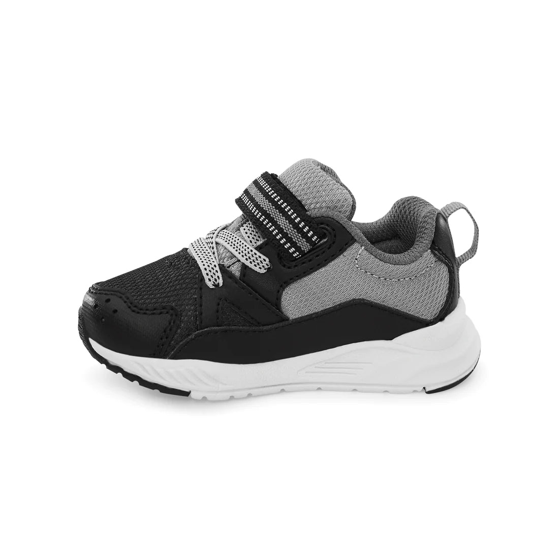 Stride Rite Black M2P Journey 2 Adaptable Kids Shoe