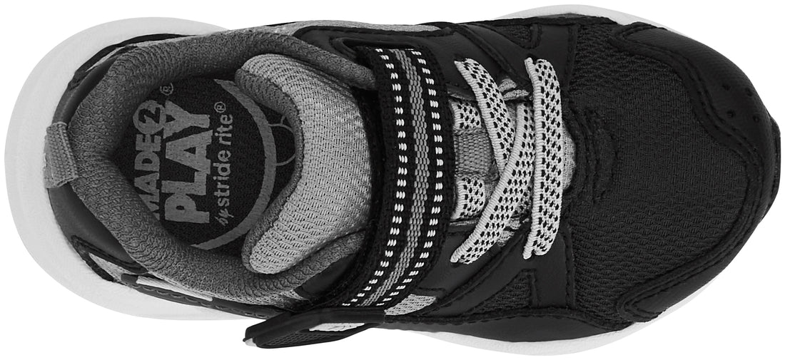 Stride Rite Black M2P Journey 2 Kids Sneaker