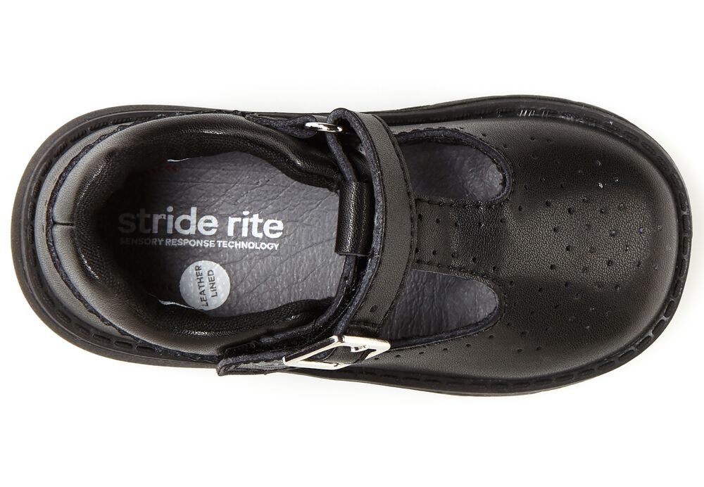 Stride Rite Black Nell Mary Jane Shoe for Toddlers