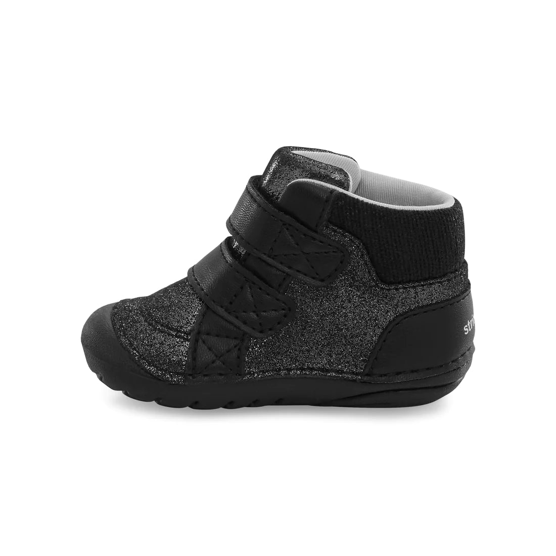 Stride Rite Martin Black Iridescent Soft Motion Toddler Boot