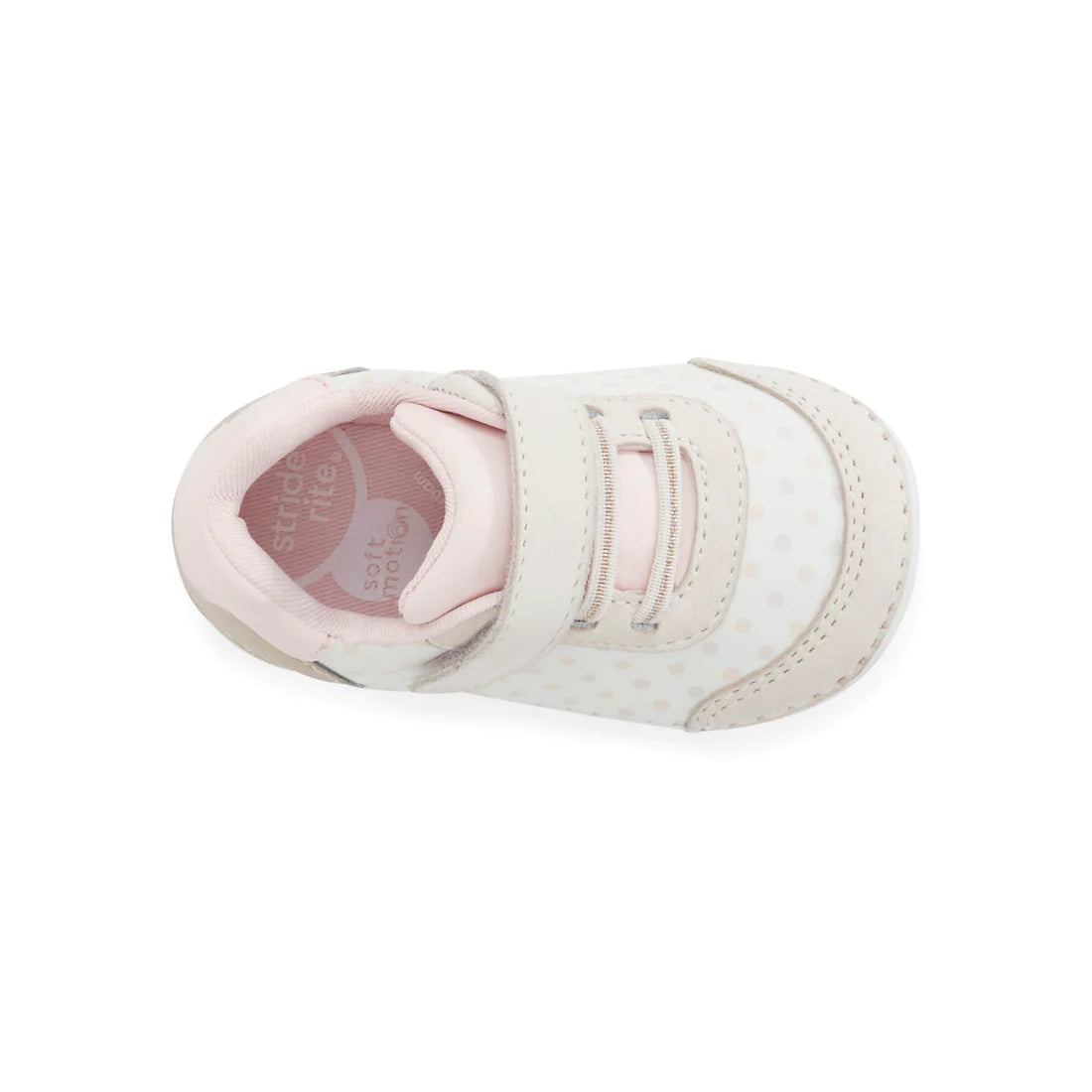 Stride Rite Toddler Sneaker, Pastel Dot Kennedy Soft Motion