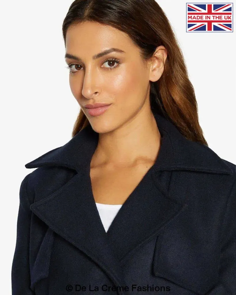 Stylish Lapel Collar Belted Duster Coat