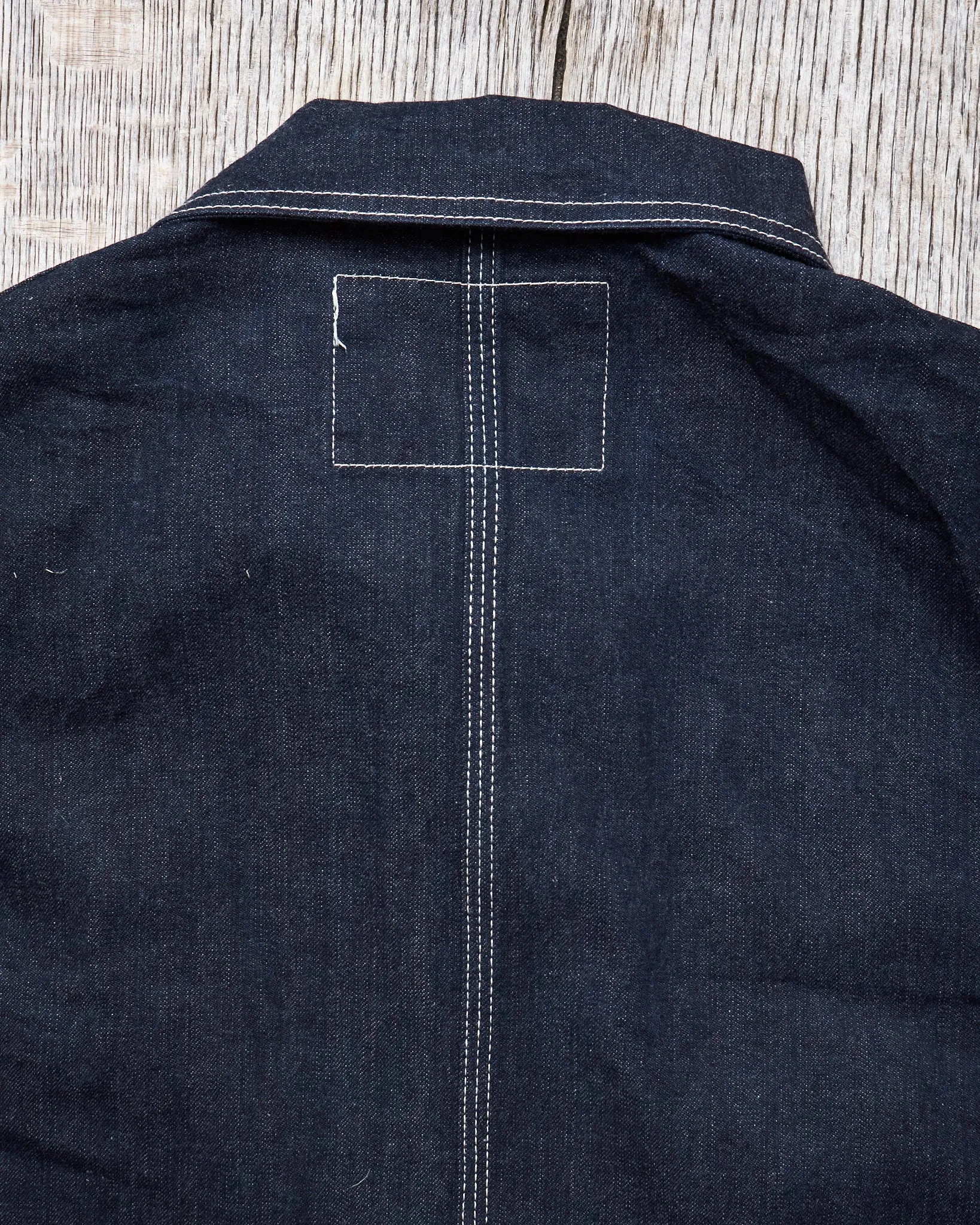 Sugar Cane & Co. Work Coat Blue Denim 11oz. Model SC14371