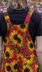 Red Sunflower Overalls