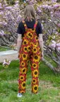 Red Sunflower Overalls