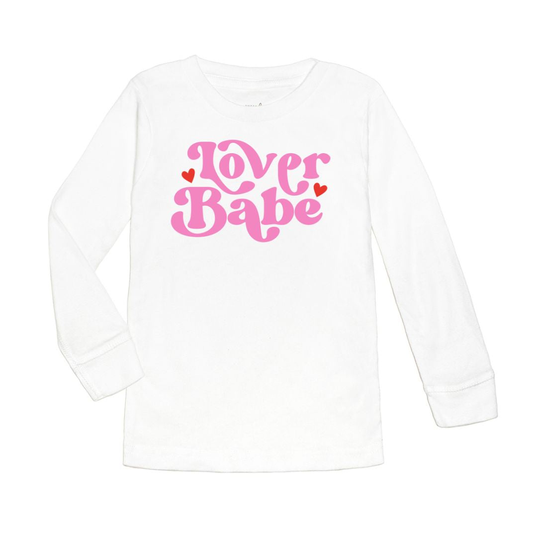 Sweet Valentine's Day White Long Sleeve Tee