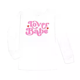 Sweet Valentine's Day White Long Sleeve Tee