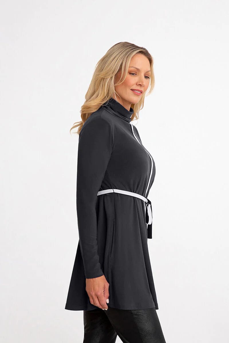 Sympli Underline Turtleneck Trapeze Top